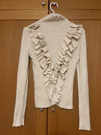 Зимна дамска блуза с поло