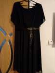 Rochie neagra până la genunchi mărimea xxl