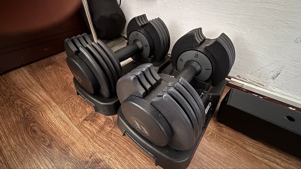 Gantera reglabila PROGRESSIVE, 11.5 kg 2 buc