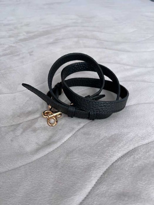 Musette чанта от естествена кожа | Като нова | Побира формат А4