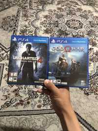 God of war и Uncharted 4 для PS4