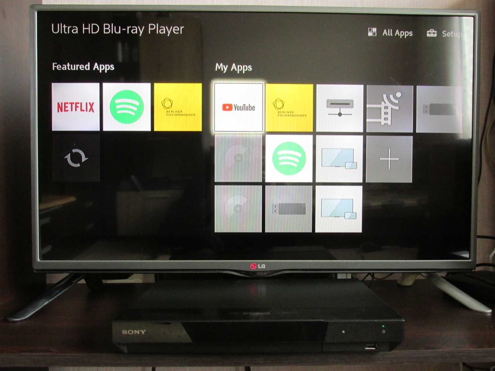 4K Smart Sony DVD