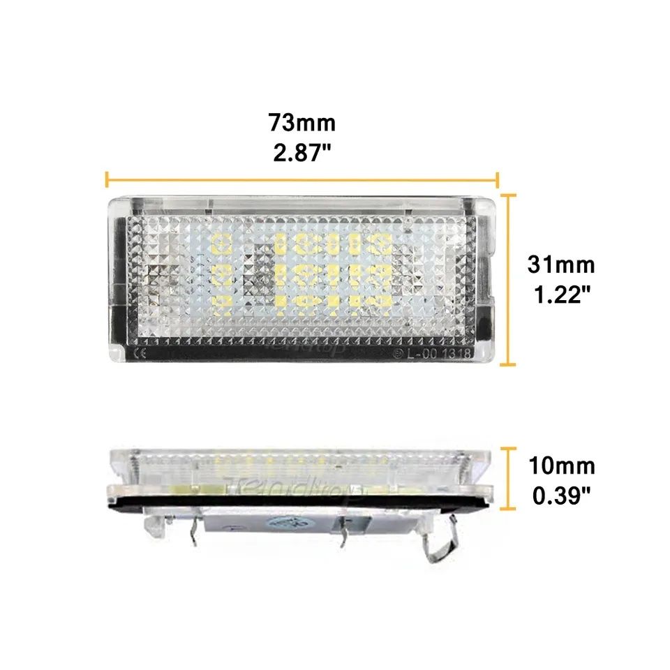 Set becuri lampi led numar  BMW E46 berlina sau touring canbus