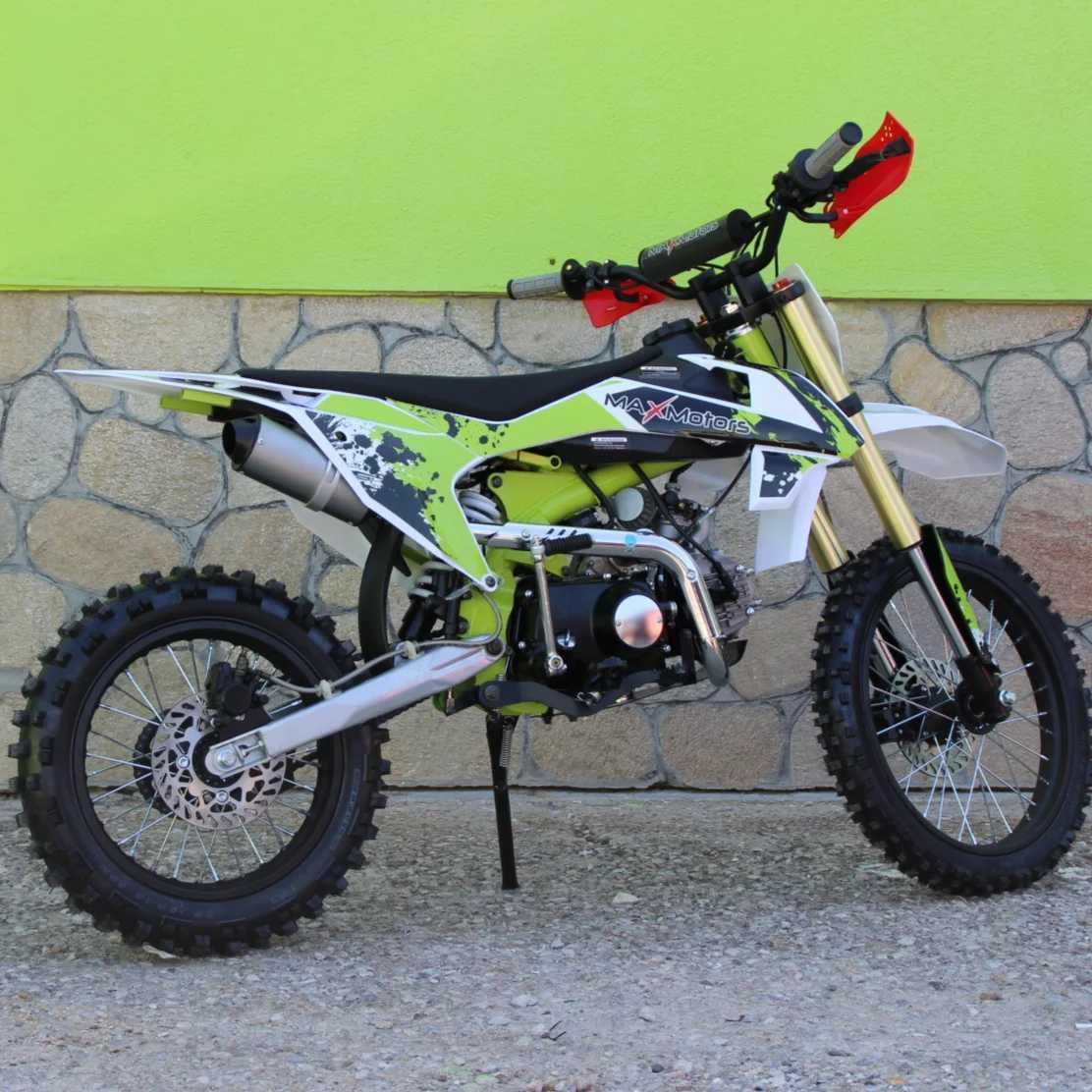 Бензинов Кросов мотор 125 кубика MaxMotors - Оранжев