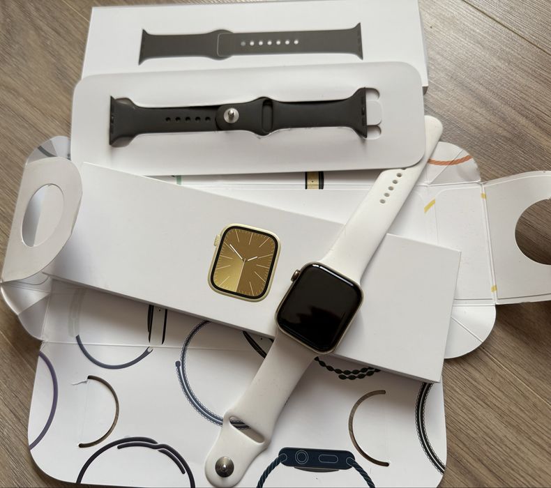 Часовник Apple Watch S9 Gold Stainliess
