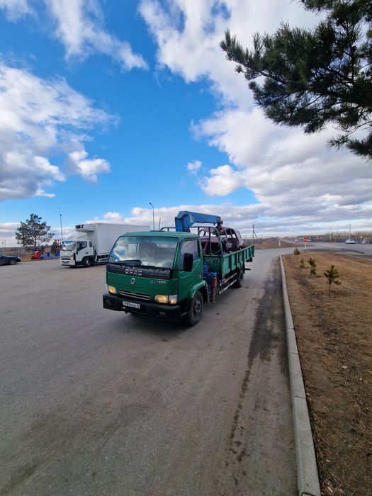 Продам заводской кму автовышка донфенг DFA 2007 год манипулятор обмен