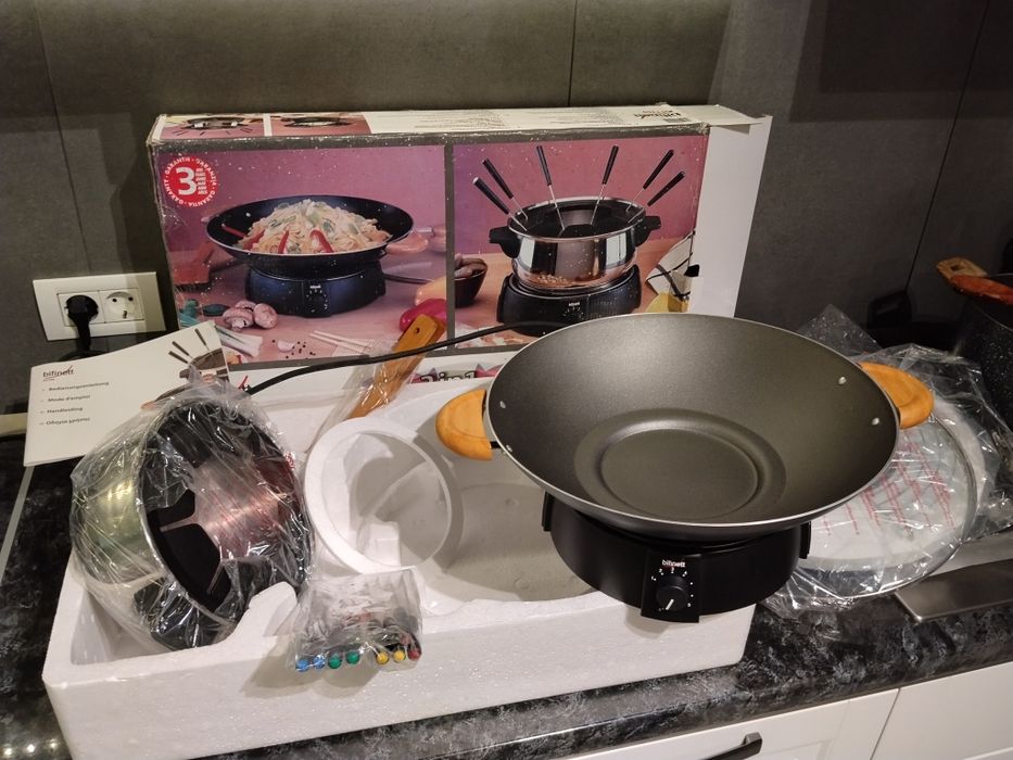 Tigaie și oală electrică 2 in 1