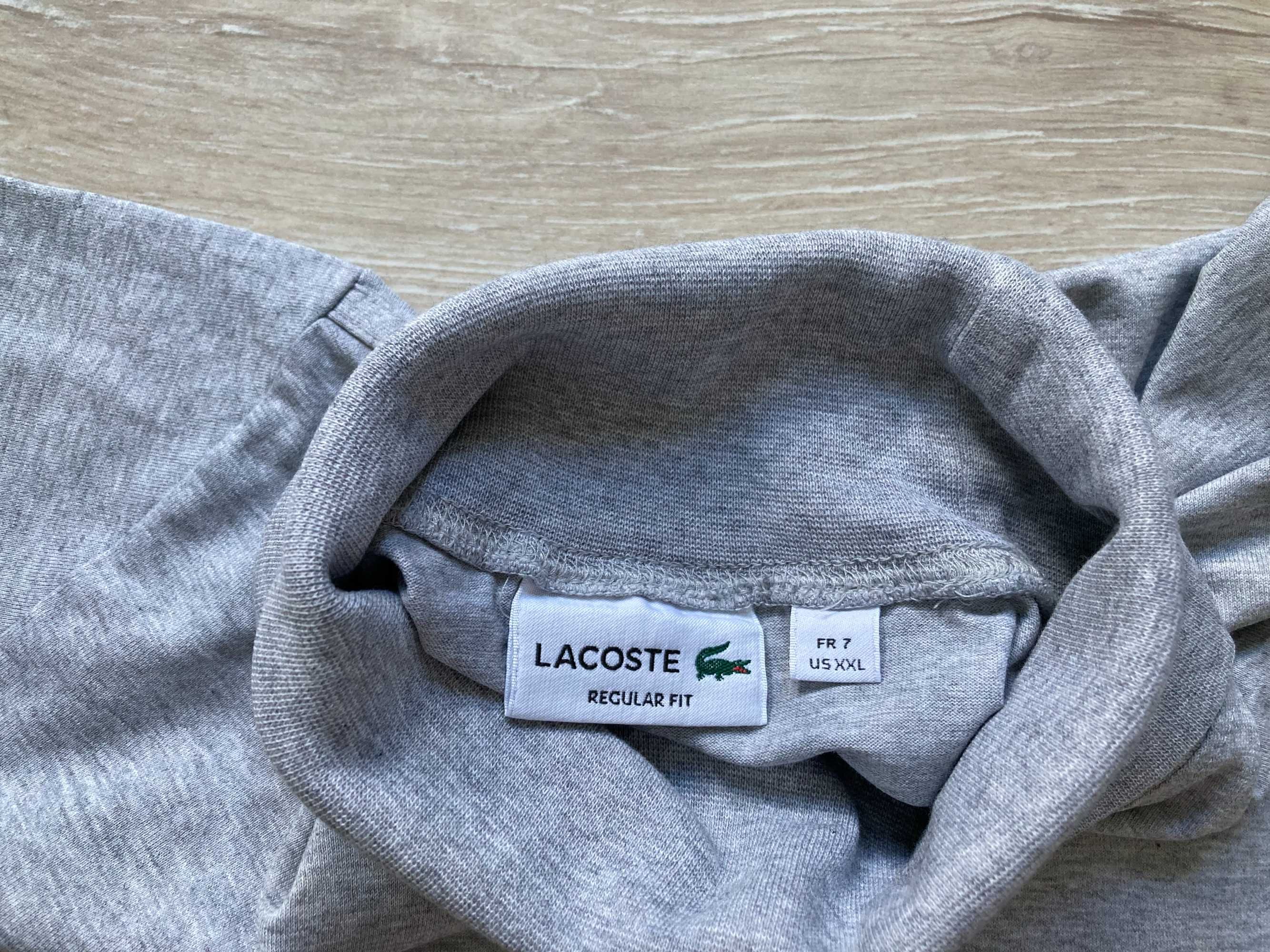 Lacoste Regular Fit мъжко тънко поло блуза фланела размер XXL