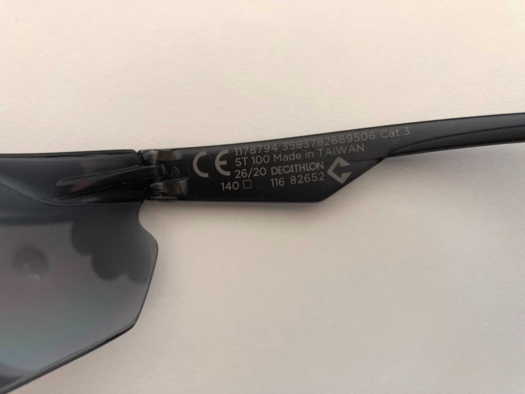 Очила за колоездене st 100, сиви, категория 3, Rockrider Decathlon