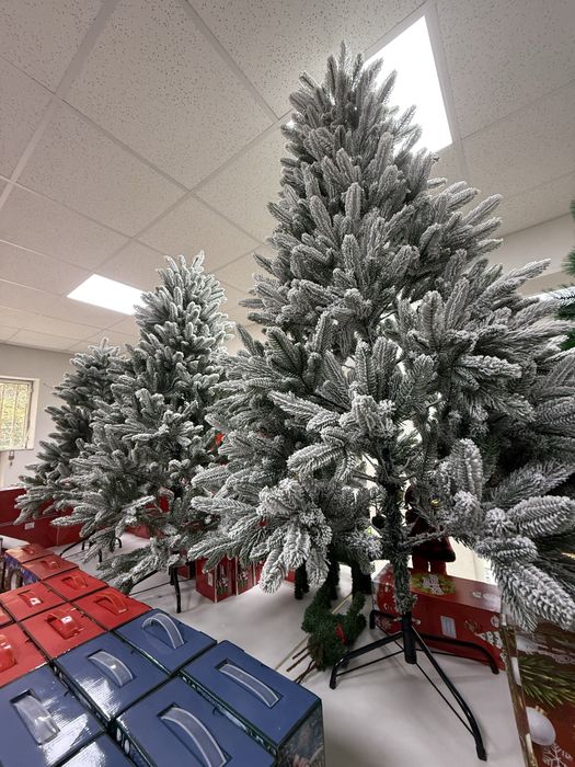 Коледна елха 3D заснежена ЛУКСОЗНА НОВ МОДЕЛ 120см 150см 180см 210см