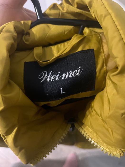 Дамско есенно яке – жълт цвят