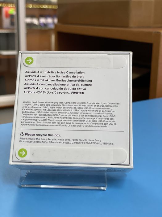 Apple AirPods 4 ANC Sigilate, Garantie 12 luni | Lensun