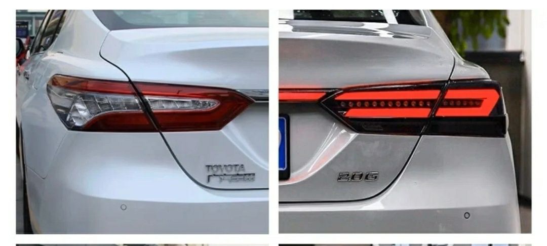 Задние Фонари фары на Toyota Camry 70-75 LED  фары Камри 19-23года