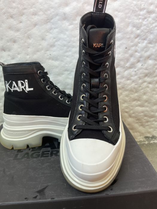 Vand tenisi cu platforma din colecita Karl Lagerfeld negociabil