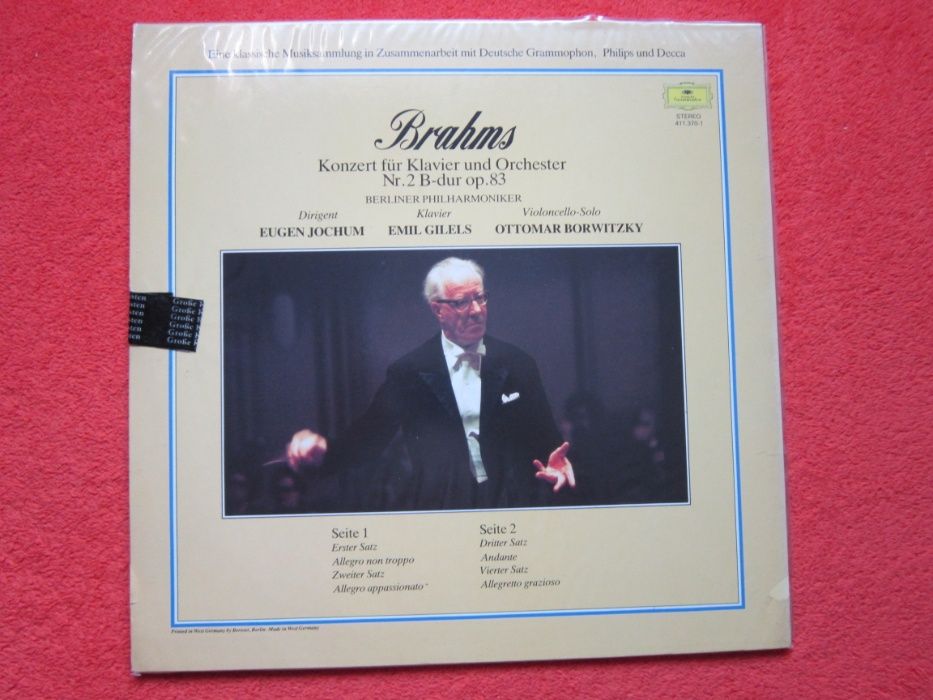 rar Brahms-Konzert Für Klavier&Orchester-E.Jochum, E.Gilels(nou)