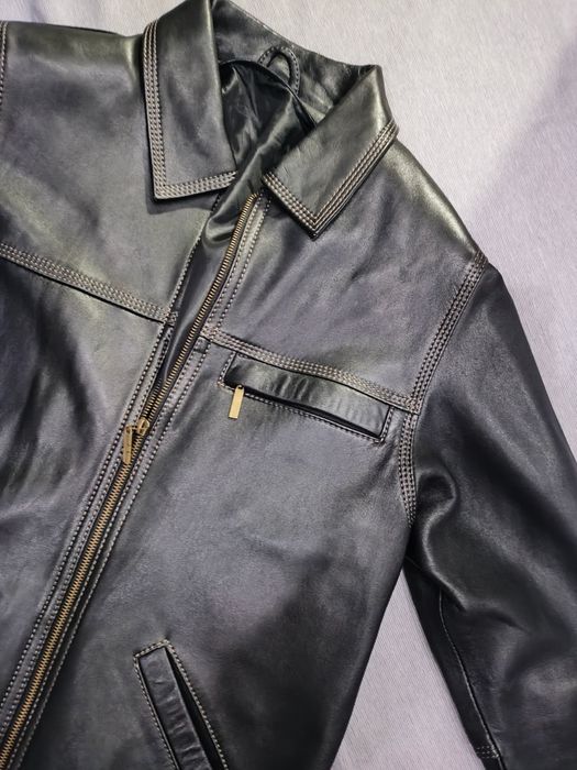 Geacă piele naturala ( nou nouță, M)