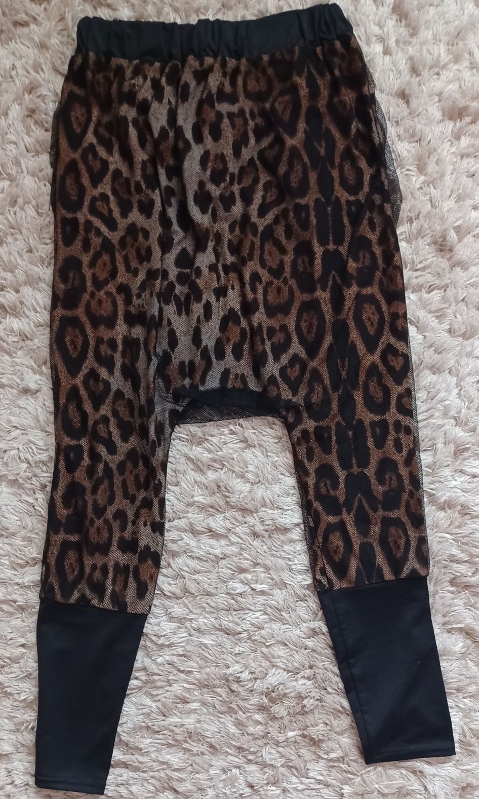 Pantalon print leopard