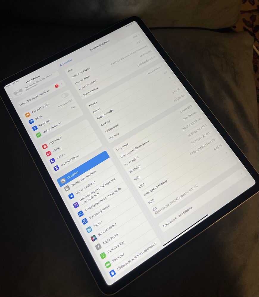 Ipad pro 4gen 12.9 512GB Celluar Sim Card!