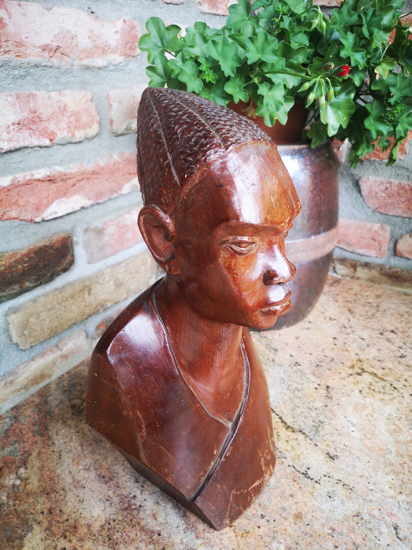 Sculptura Bust  de Afroamericanca