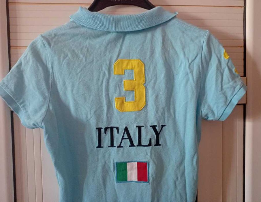 Оригинална дамска фланелка с яка Polo Ralph Lauren