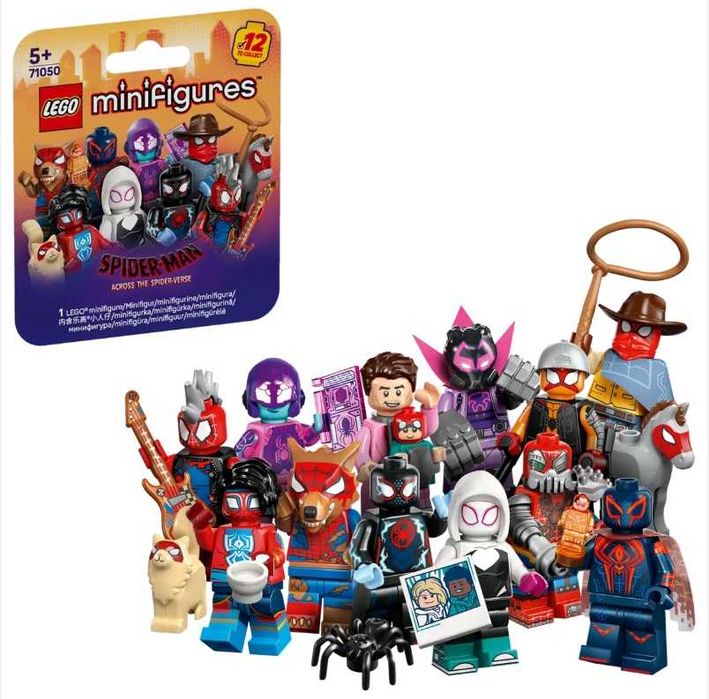 LEGO MINIFIGURES Spider-Man Across the Spider-Verse Completa 12x 71050