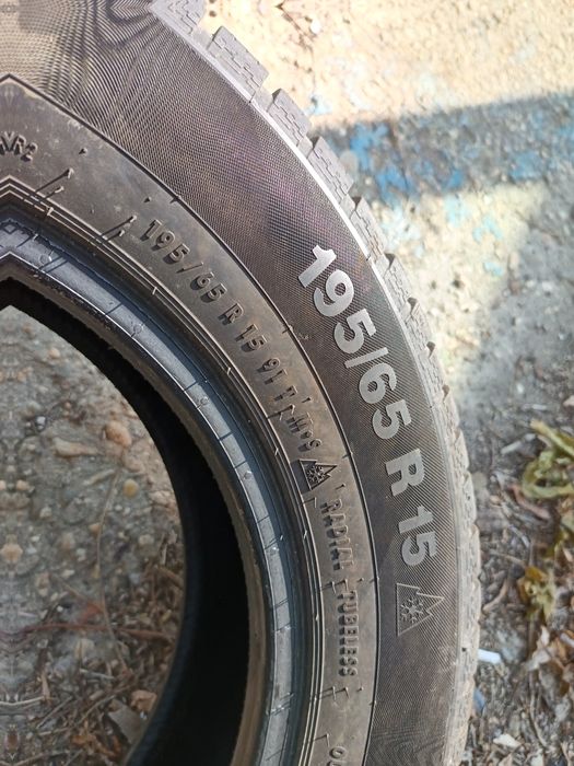 Anvelope MS iarna 195 65 15 continental 2018 6.5-8mm