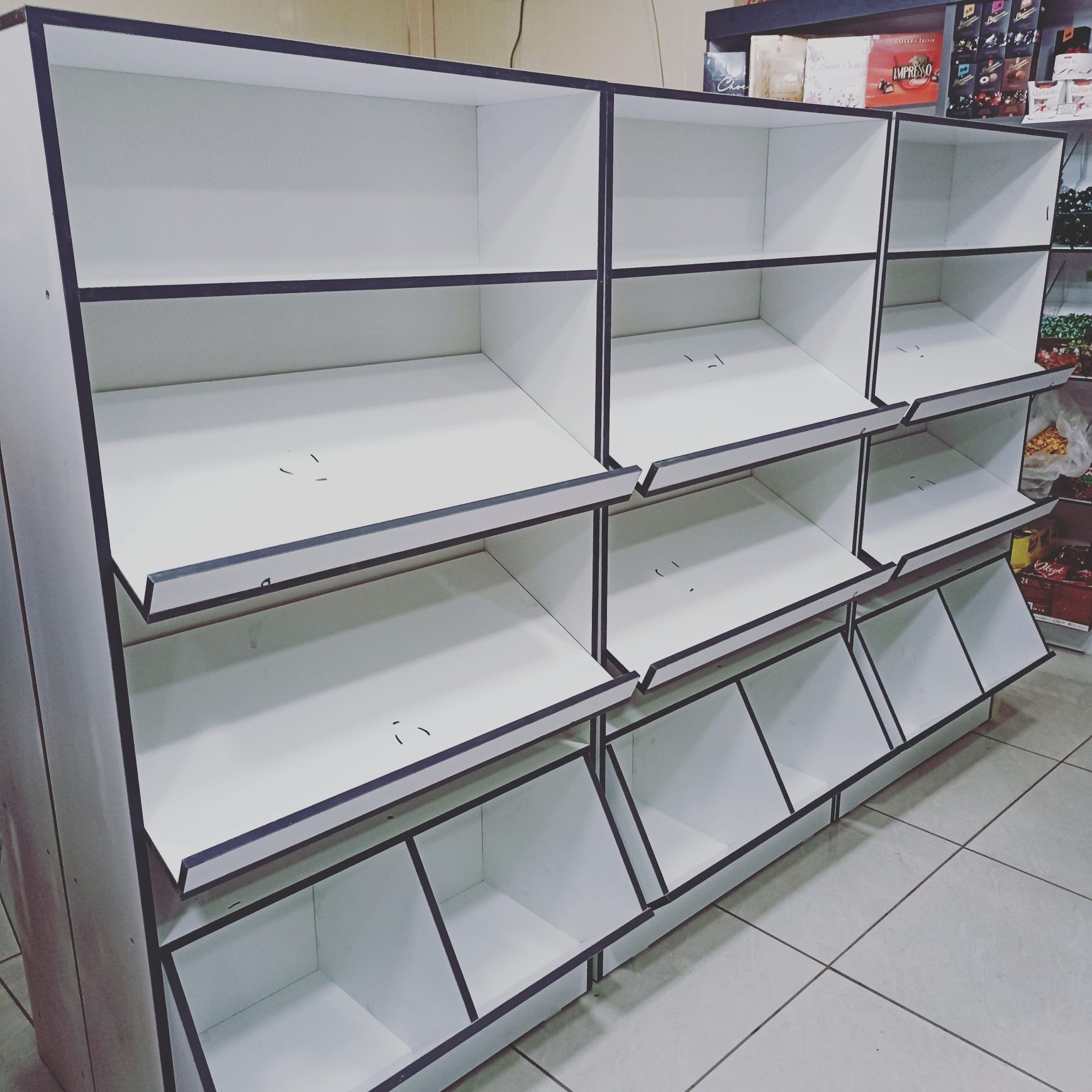 Дукон ва аптека учун полка ва витриналар заказга ясими