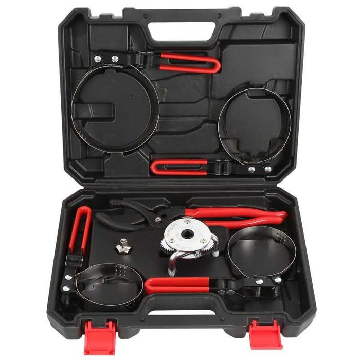 Set chei filtru ulei, clesti, gheare, 6 piese