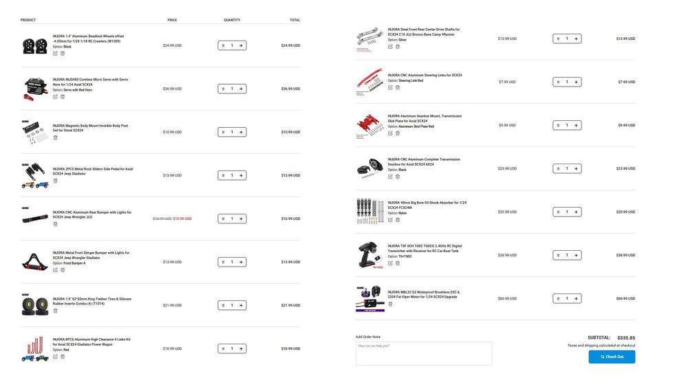 Микро катерач micro crawler Axial SCX24 full injora brushless