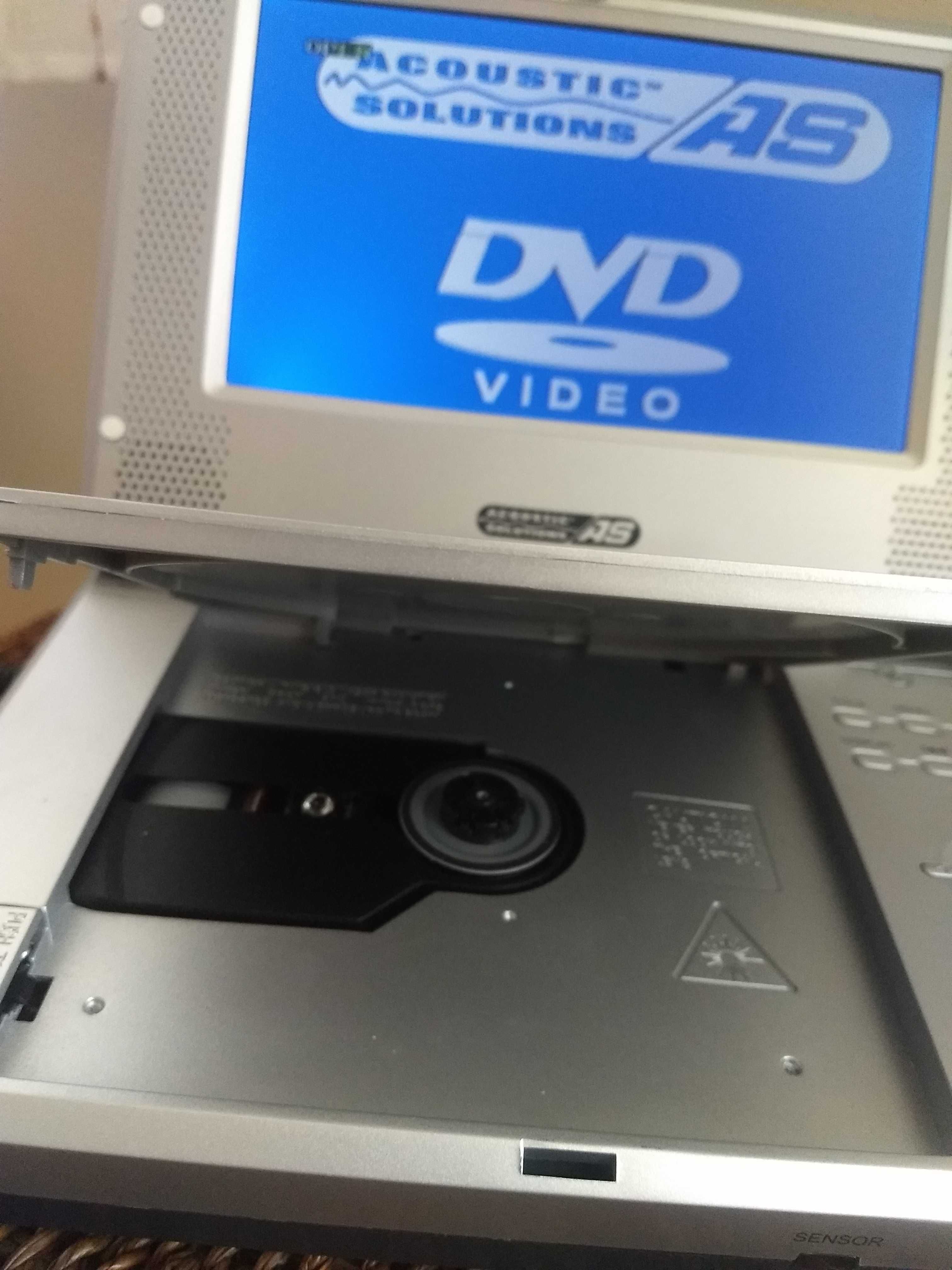 Чисто нов портативен DVD/VCR player - Acoustic Solutions/Dolby Digital
