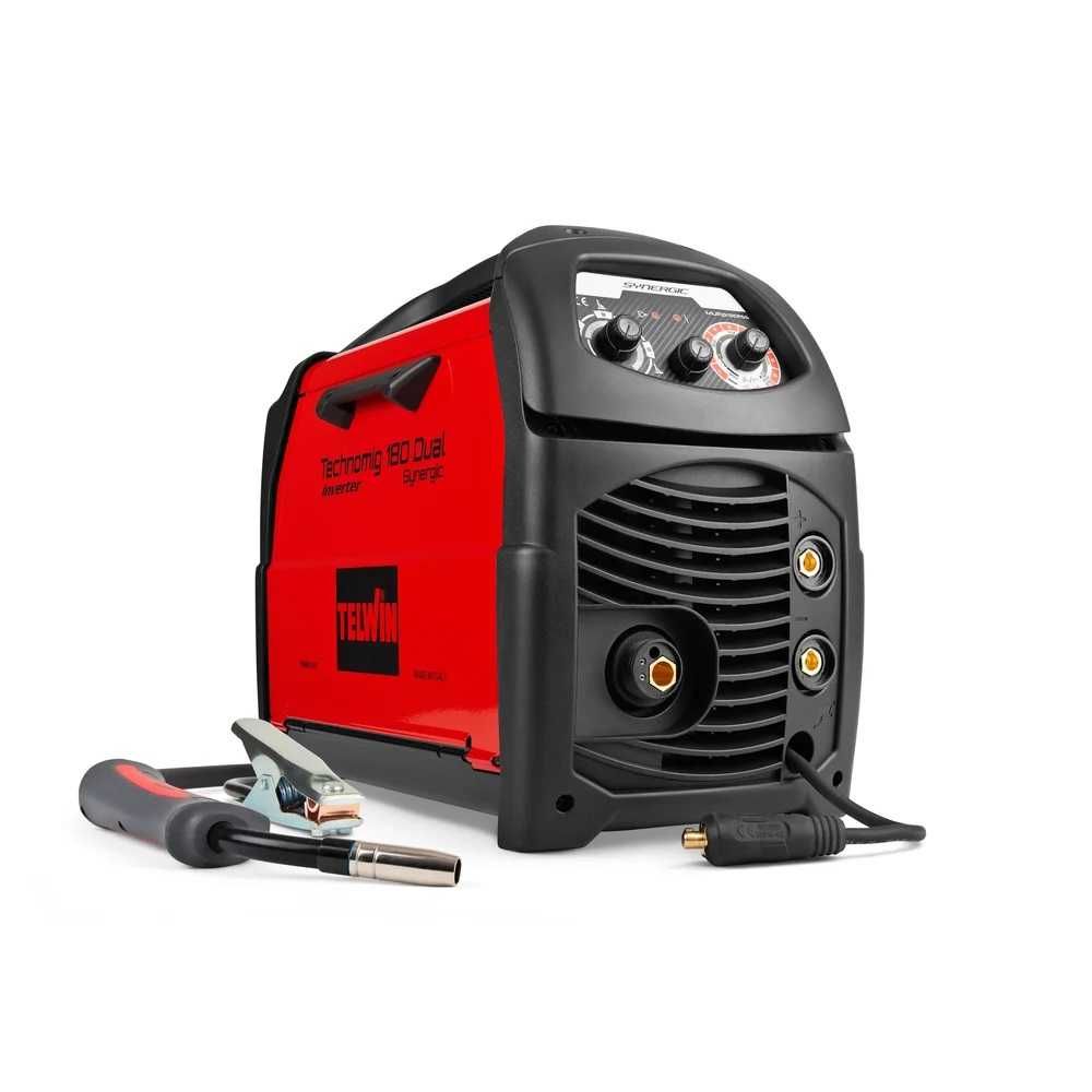 Aparat sudura cu sarma TELWIN TECHNOMIG 180 + tub 8L PLIN + reductor