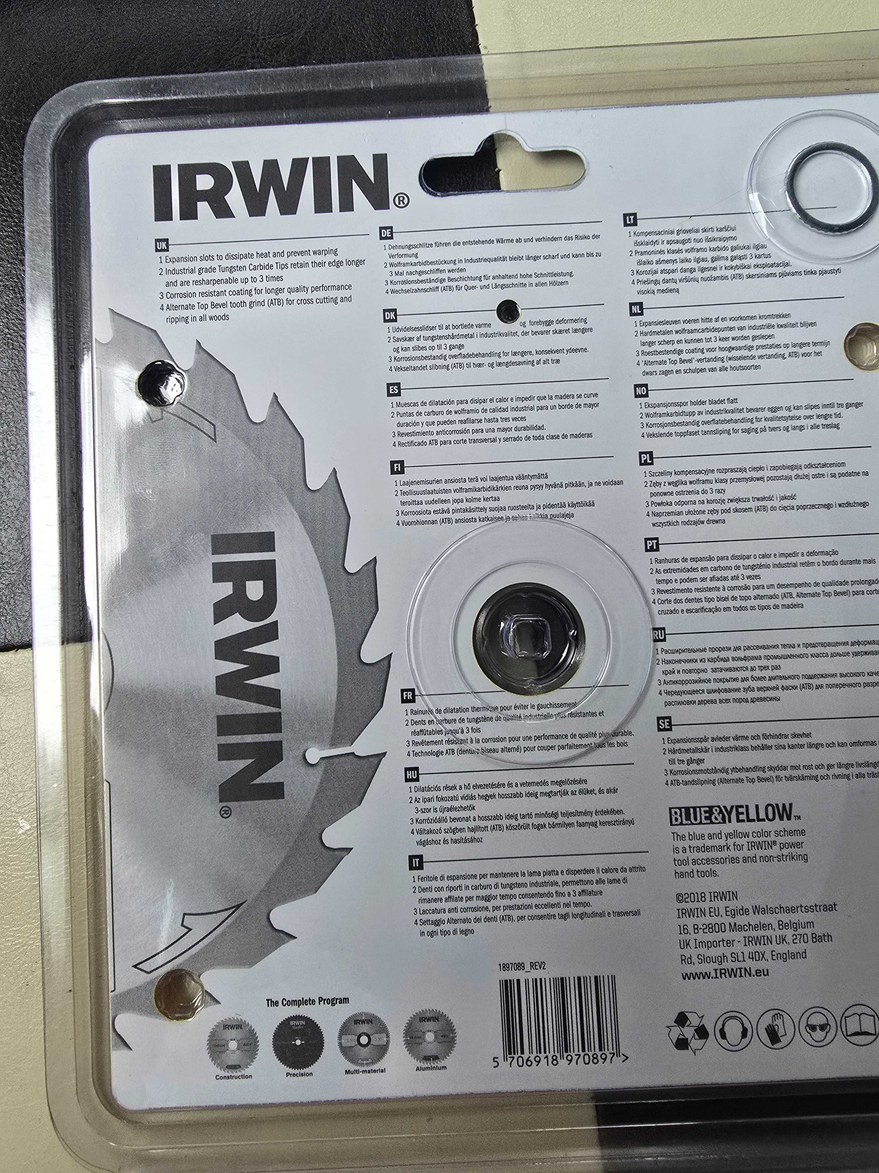 Disc lemn fierăstrău circular Irwin Original / super oferta