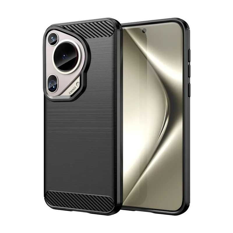 Huawei Pura 70 / Pura 70 Pro / Ultra - Удароустойчив Кейс Гръб CARBON