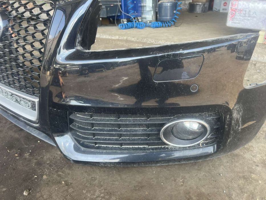 Предна S-line Броня Audi A5 8T черна оборувана с различна решетка н 30