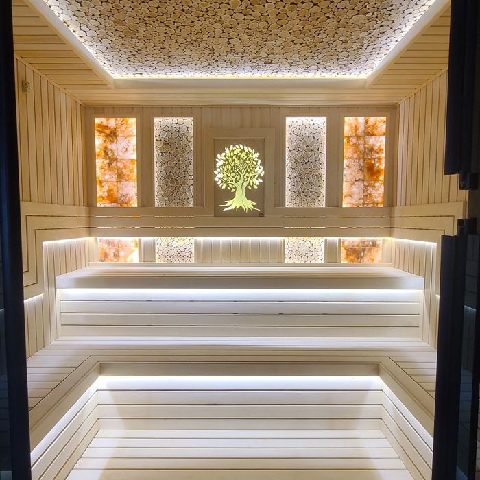 Neo klasika uslubdagi finiski va turetski sauna pod klyuch qurib bersh