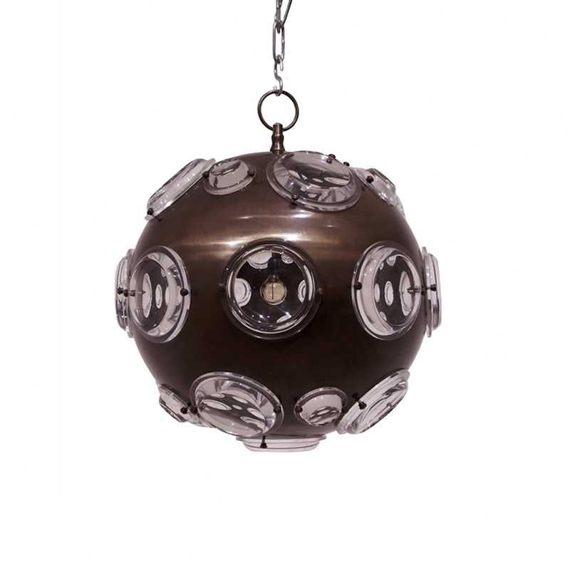 Vintage "Van room living" bronze полюлей-лампа