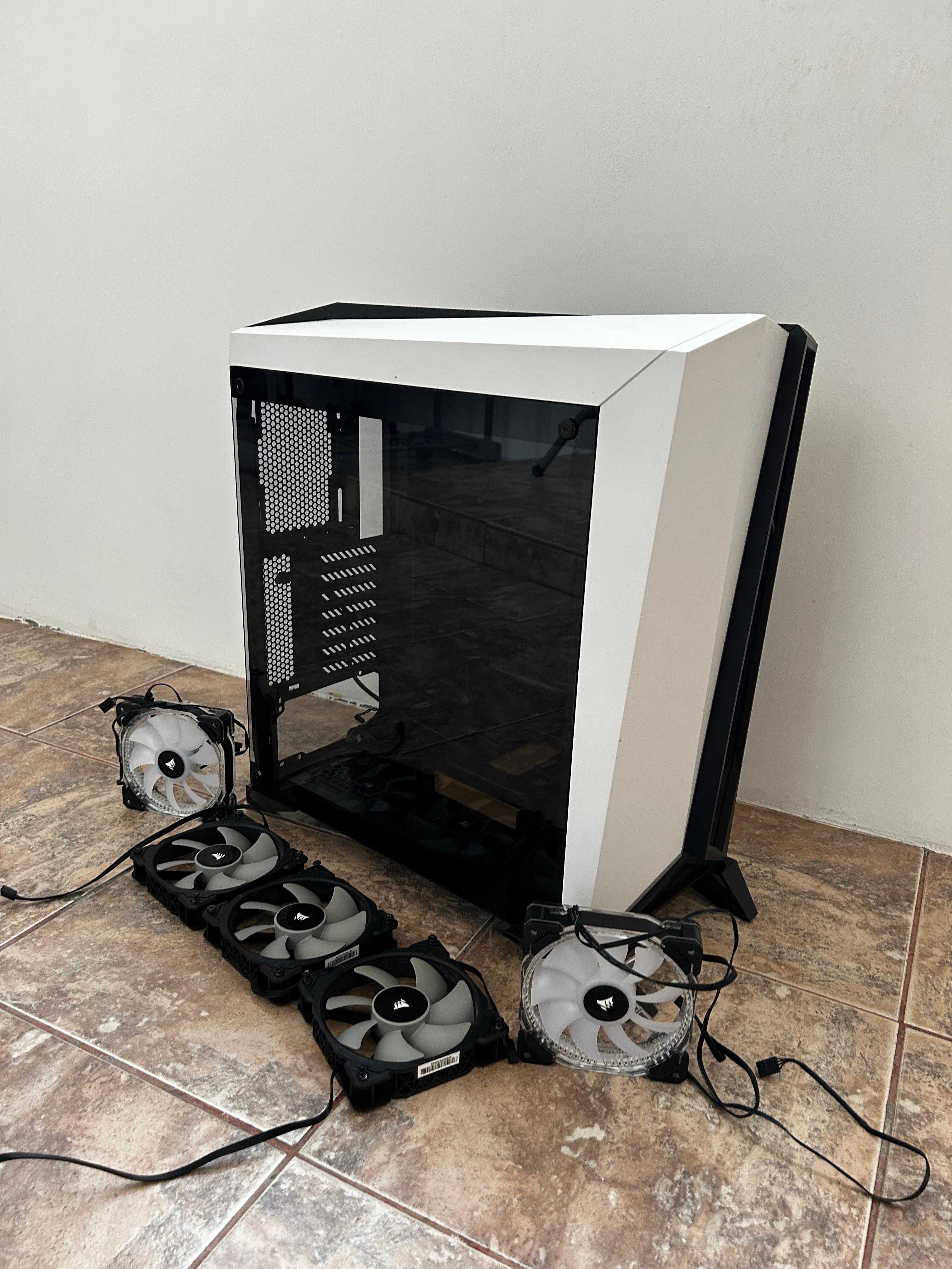 Carcasa PC Corsair Carbide Series Spec-Omega RGB Alba (ca noua)