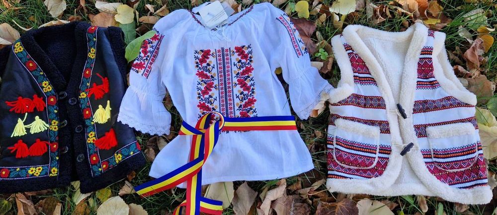 IE COPII camasa FETE (costum national popular traditional VESTA BRAU)