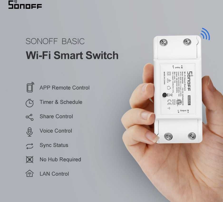 Releu inteligent Sonoff Basic R2 WiFi