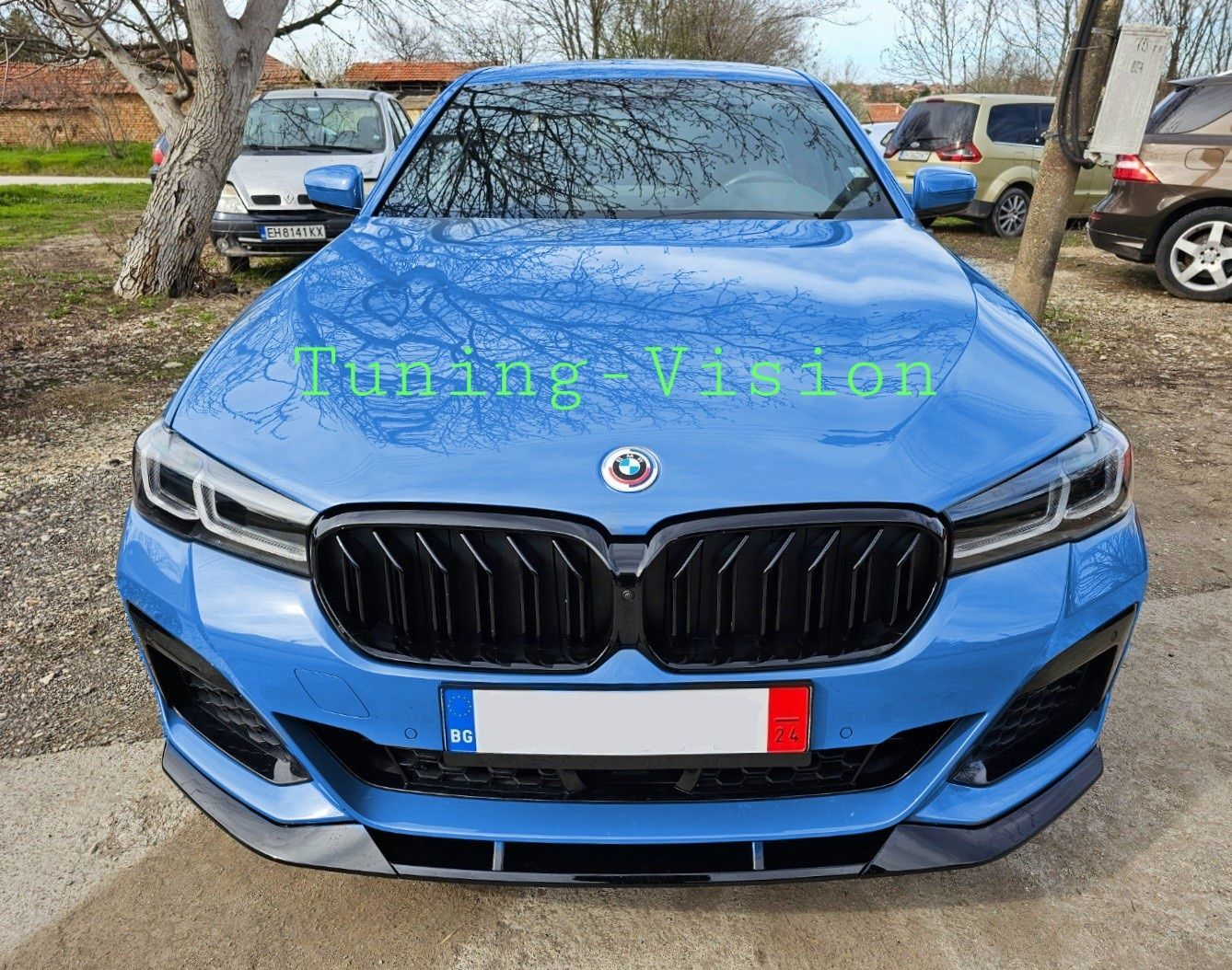 M Performance пакет G30 G31 LCI преден лип прагове дифузьор спойлер