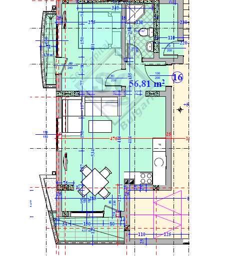 Продава се Двустаен апартамент в с. Кранево, Област Добрич - 66 кв.м за 982 €/кв.м - Снимка #5