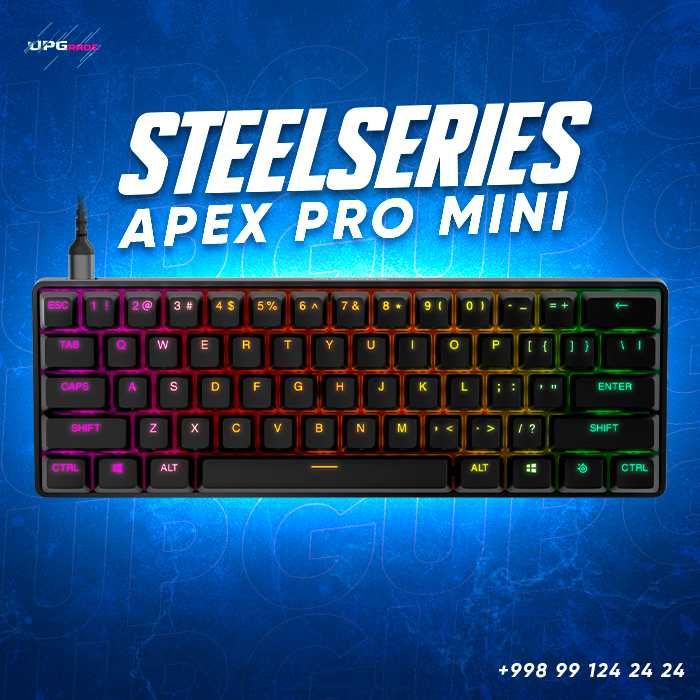 Игровая клавиатура SteelSeries Apex Pro Mini | Бесплатная Доставка