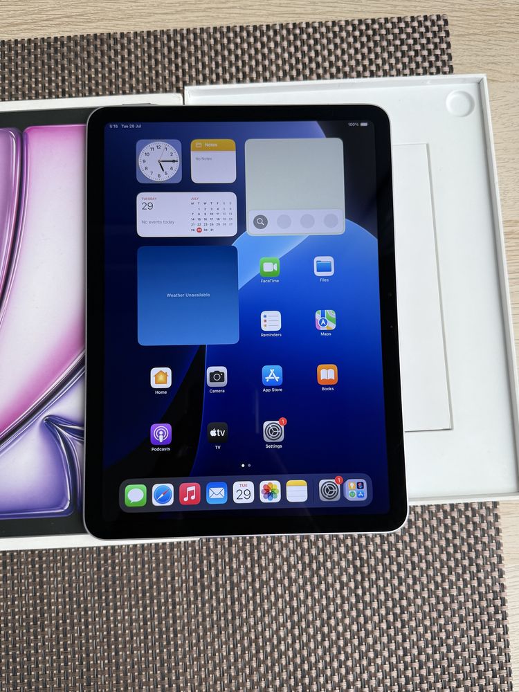 НОВ! ЛИЗИНГ* Apple iPad Air 11” M3 128GB  WiFi Purple ГАРАНЦИЯ айпад