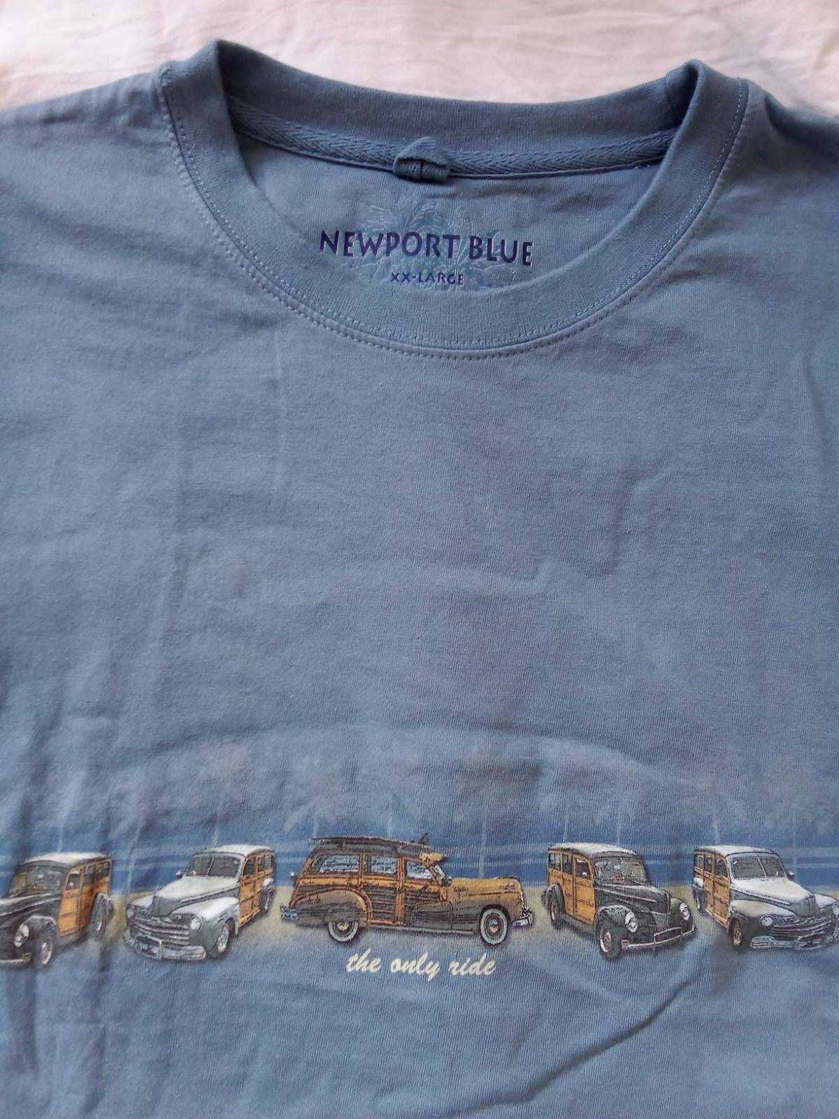 Нова оригинална тениска Newport Blue XL