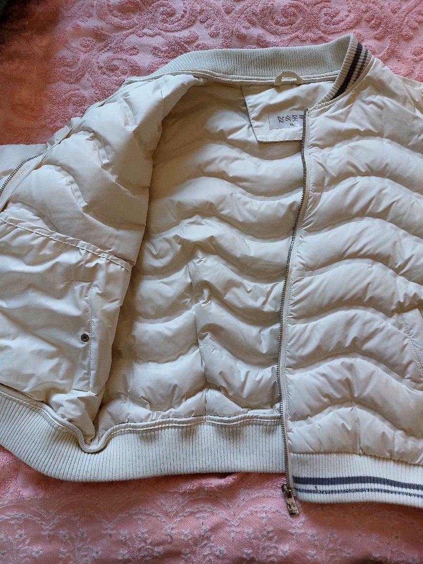 Куртка белая из Кореи