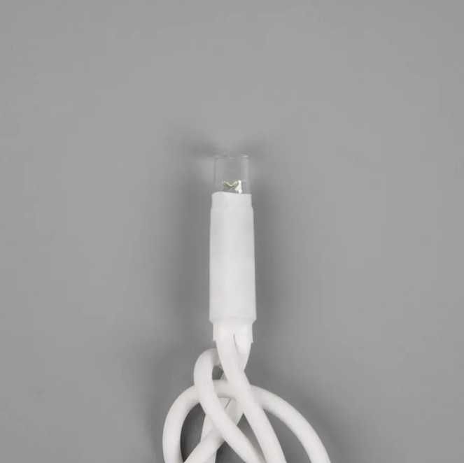 Гирлянда «Нить» 50 м, IP65 — уличная, белая каучуковая нить