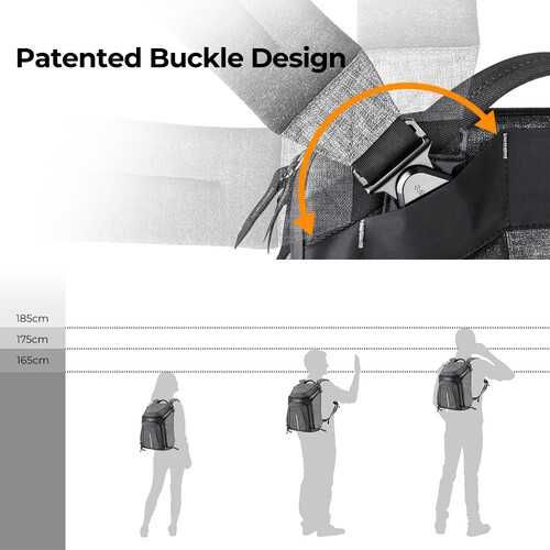 K&F Concept Alpha 25L Професионална водоустойчива фотографска раница