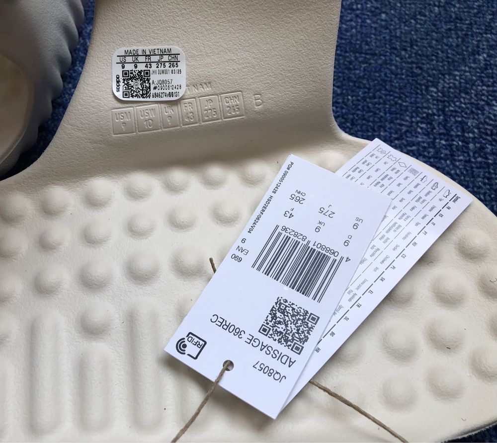Adidas Adissage 360Rec Slides ОРИГИНАЛНИ джапанки/чехли 43/44