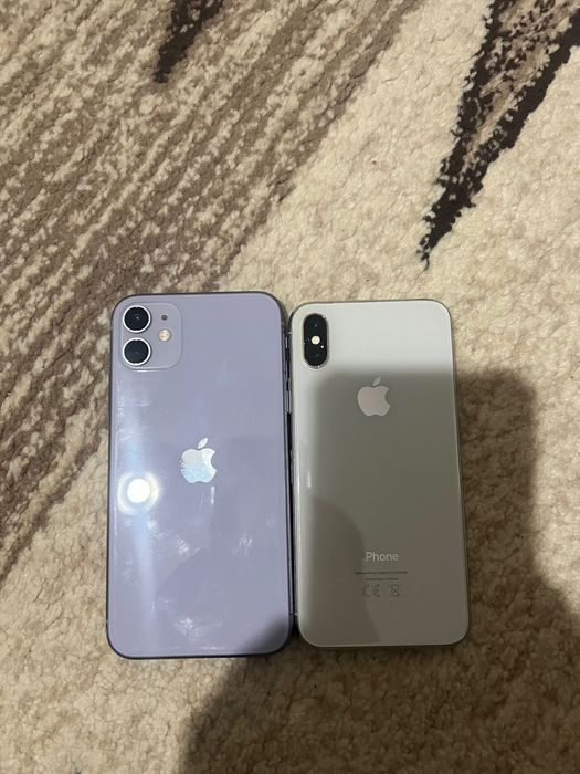 Vând 2 iphone-uri stricate, unul iphone 11 celălalt iphone X
