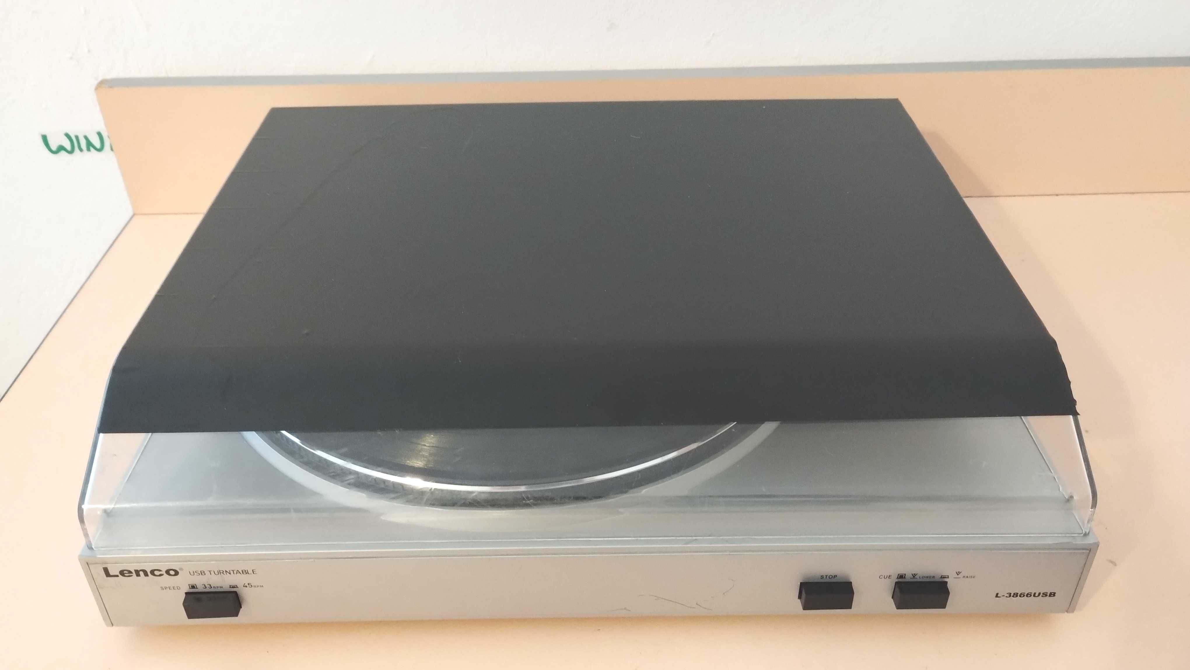 accesorii audio hi fi pickup Lenco 3866 cu preamplificator incorporat